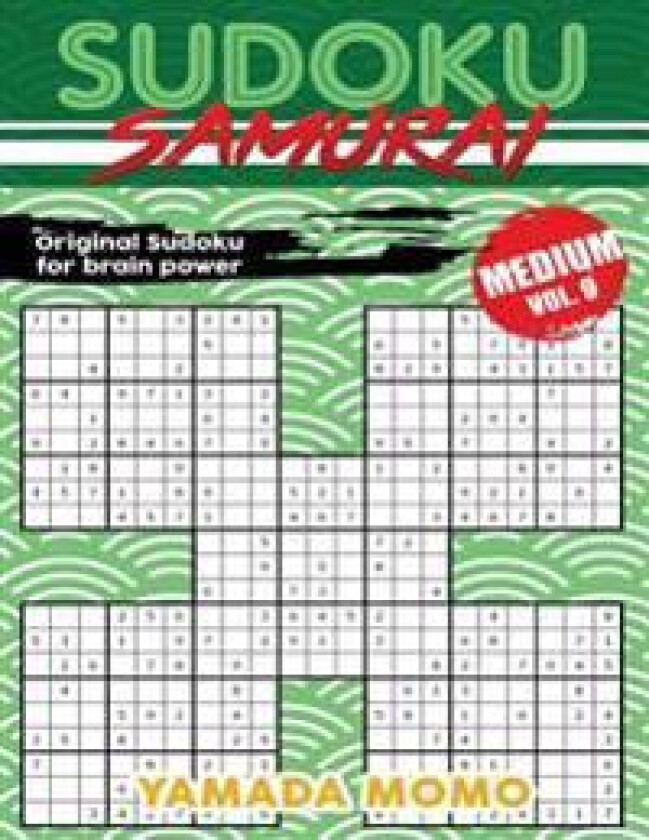 Sudoku Samurai Medium: Original Sudoku for Brain Power Vol. 9: Include 500 Puzzles Sudoku Samurai Medium Level