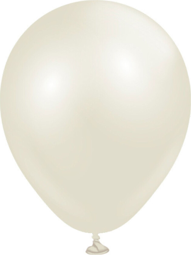 Ballonger Mini Aura Ivory White - 50-pakning