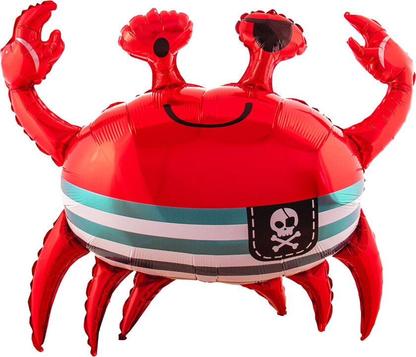 Folieballong Piratkrabbe