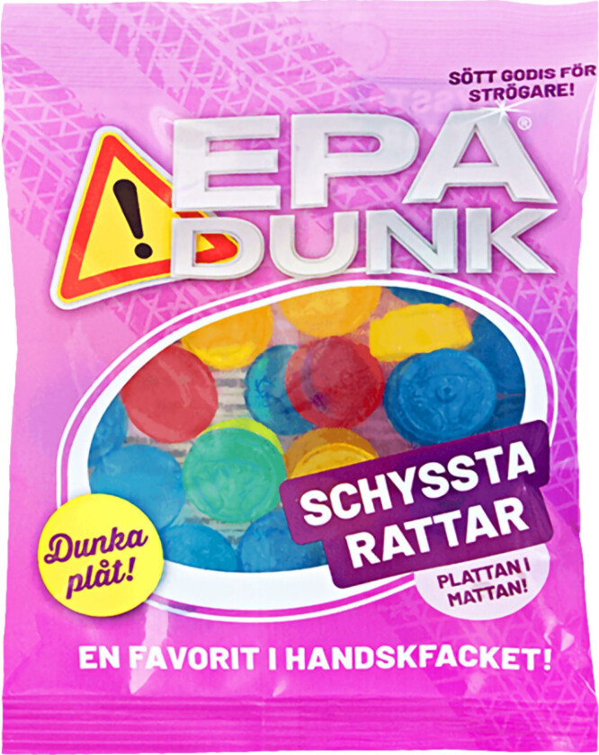 Epa Dunk Schyssta Rattar - 80 gram