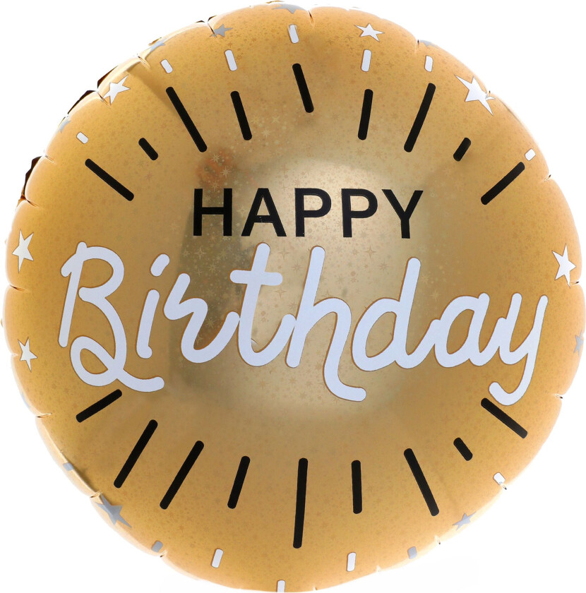 Folieballong Happy Birthday Gull