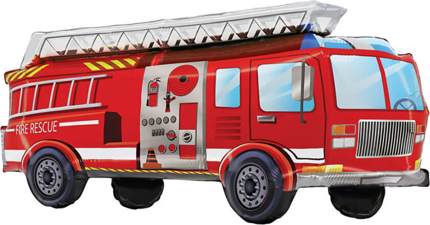 Folieballong Brannbil