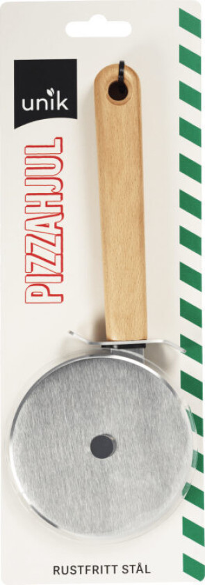 Pizzahjul m/Trehåndtak 1stk