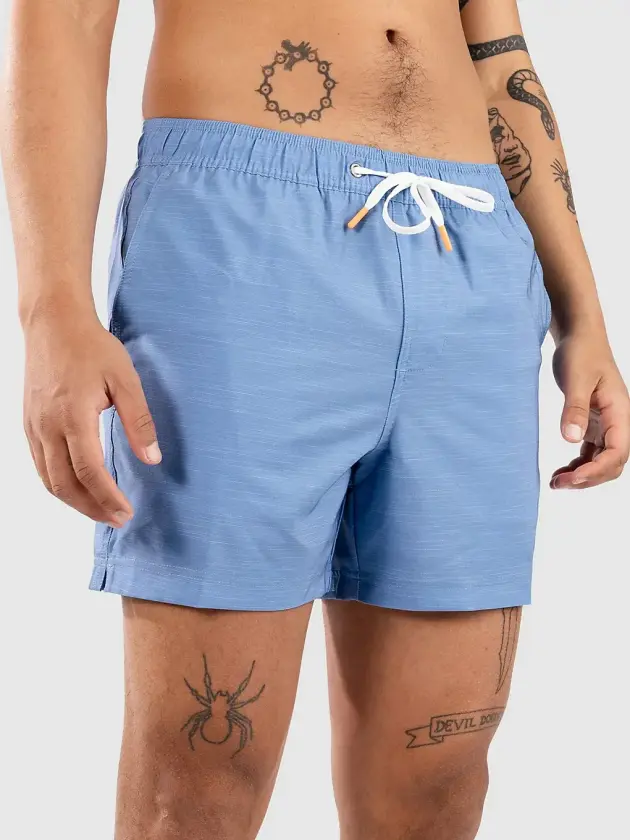 Solid 2N1 Boardshorts blå