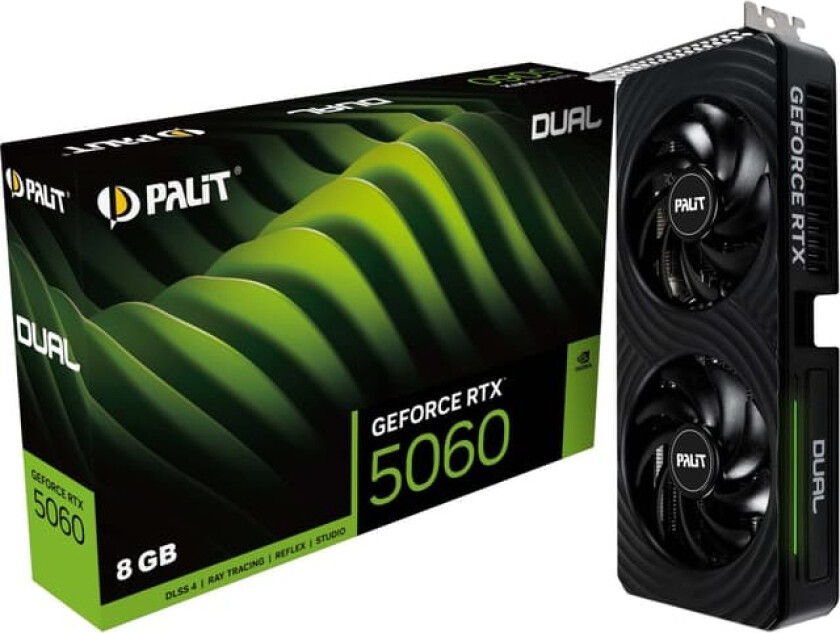 PALIT GeForce RTX 5060 Dual 8GB GDDR7 grafikkort