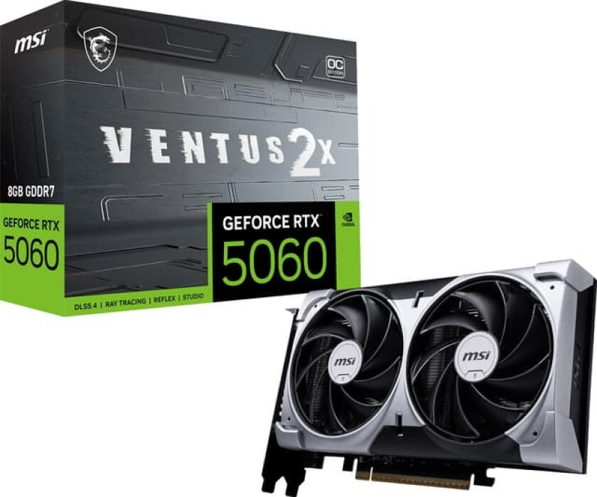 Nvidia GeForce RTX 5060 VENTUS 2X OC 8GB grafikkort