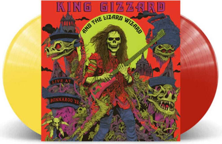 King Gizzard And The Lizard Wizard Live At Bonnaroo 22 Red & Yellow LP/Vinyl