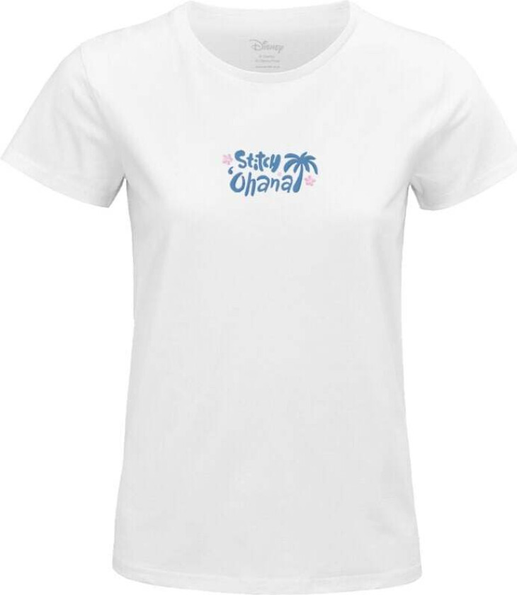 Disney T-skjorte - Stitch Faces - S til XXL - Damer - hvit