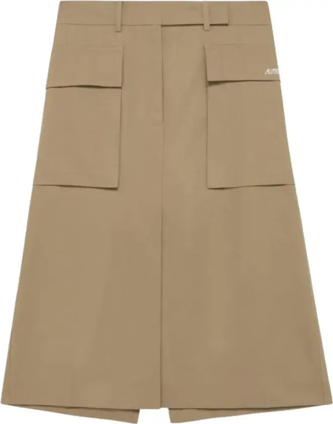 Dame, Skjørt, Beige, L