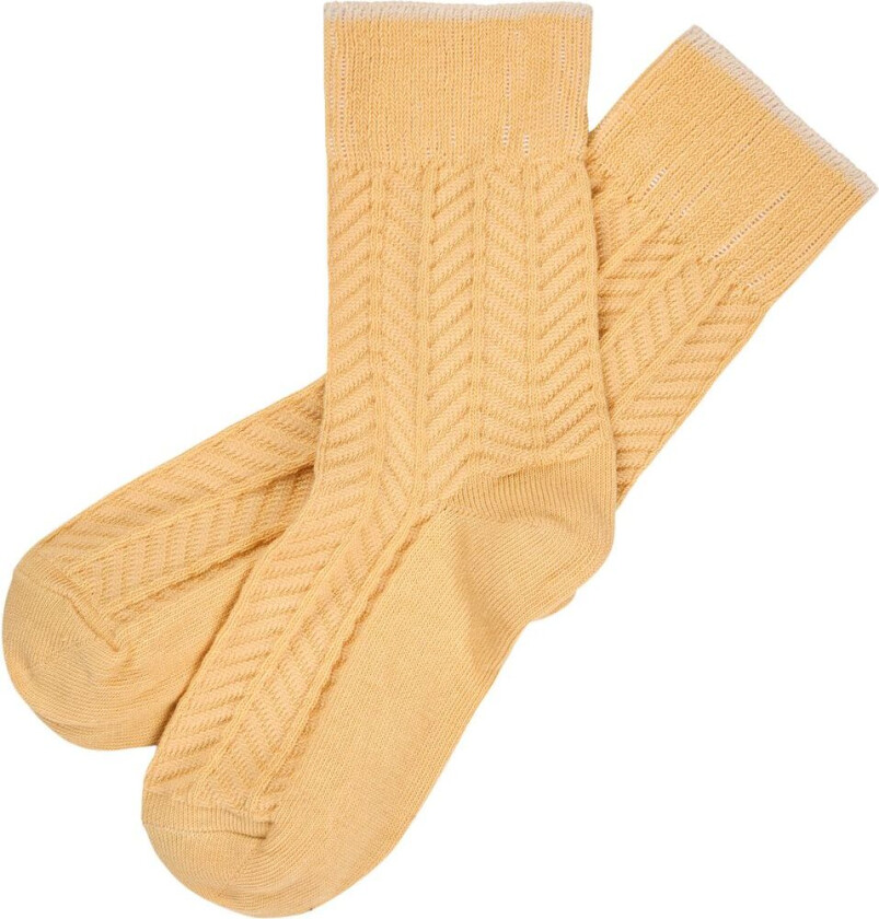 Herringbone Sokker Vanilla | | 25-28 EU