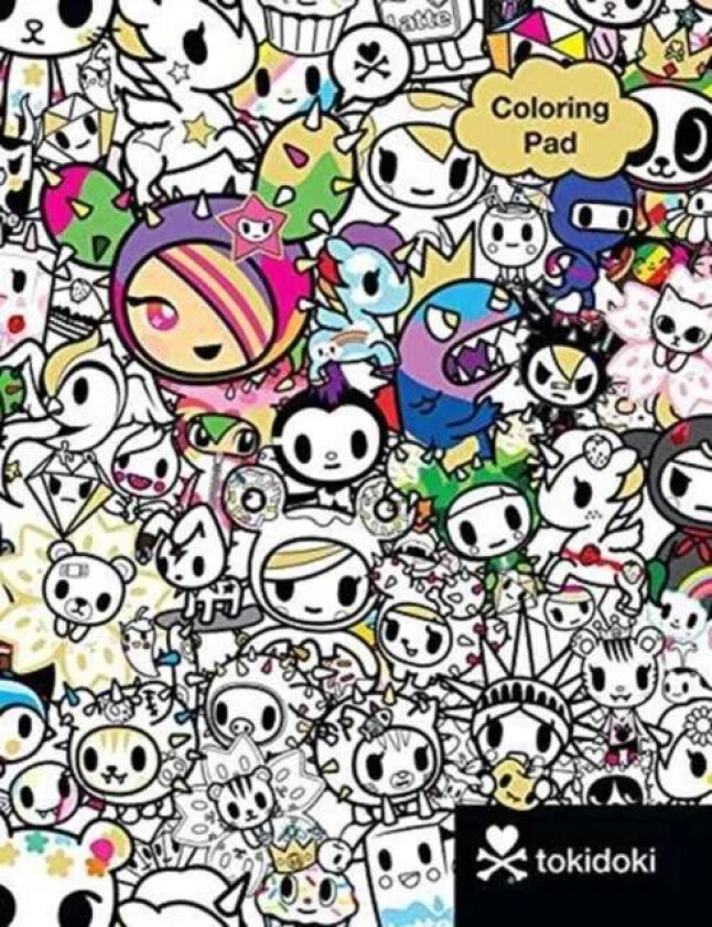 tokidoki Coloring Pad av Tokidoki