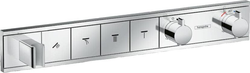 Dusjbatteri Hansgrohe Rainselect 4 Funksjoner med HåndDusjholder