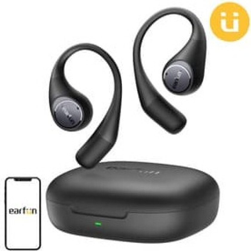 Earfun Open Jump-hodetelefoner (svarte)