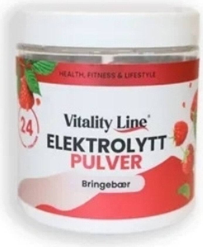 Vitality Line Elektrolyttpulver Bringebær 120g