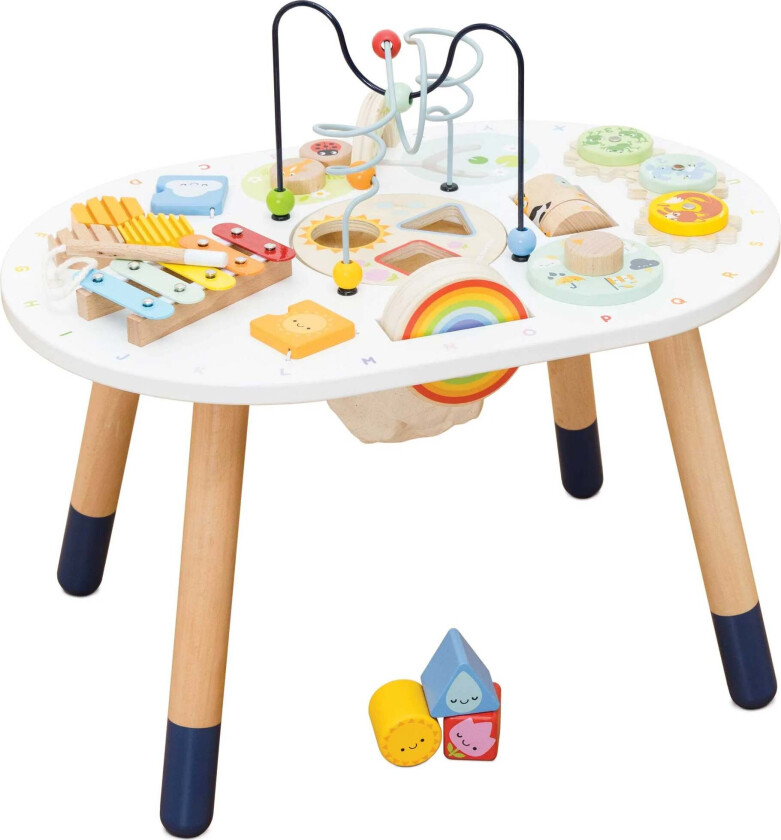 Sensory Aktivitetsbord - Aktivitetsleker - Plywood,Stål,Bomull