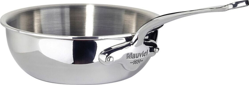Sauter Pan Plump Cook Style 1,1 Liter 16 X 6 Cm Steel Stainl Home Kitchen Pots & Pans Tractor Boilers & Sauteuse Silver Mauviel