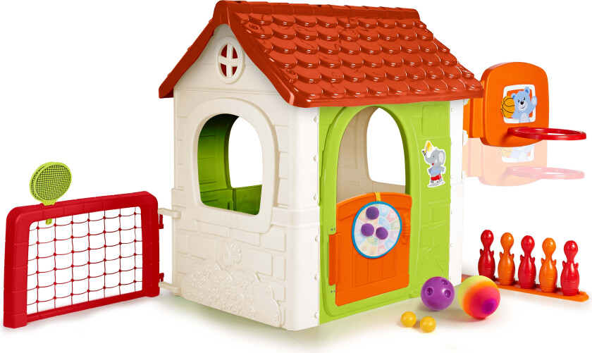 6-i-1 Multi-activity Lekehus - Lekestuer - Plast