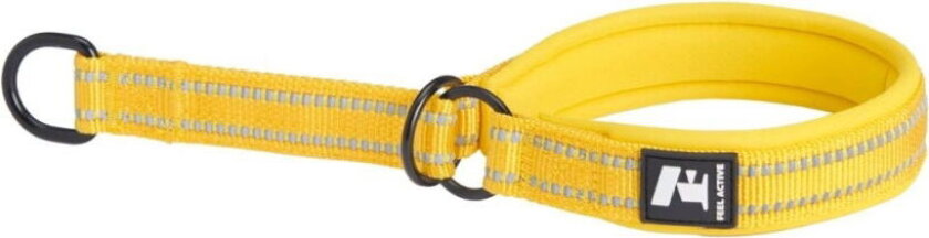 Polstret Hundehalsbånd Halvstrup Gult (2 x 35-45cm)