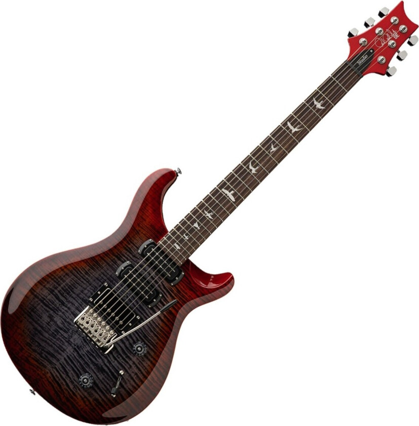 PRS SE Studio Charcoal Cherry Burst