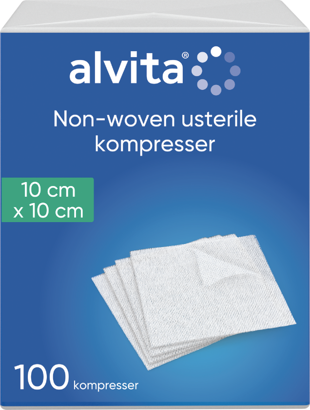 Bilde av Nonwoven Kompress Usteril, Usteril, 10x10cm, 100 stk.