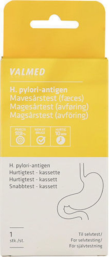 Bilde av H. Pylori Antigentest Magesår 1 stk - 1 Stk