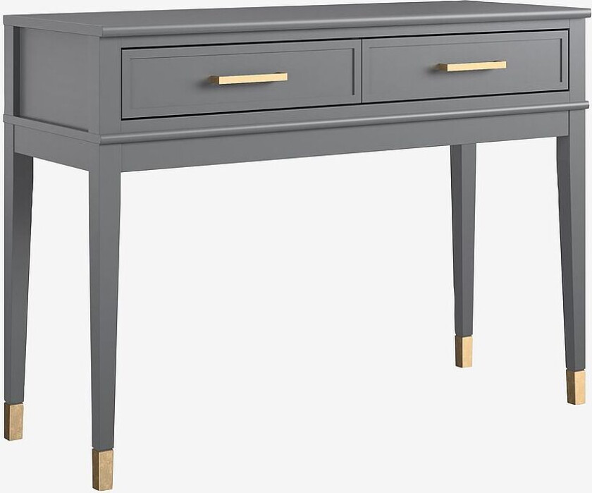 Konsollbord med 2 skuffer Westerleigh, Grå