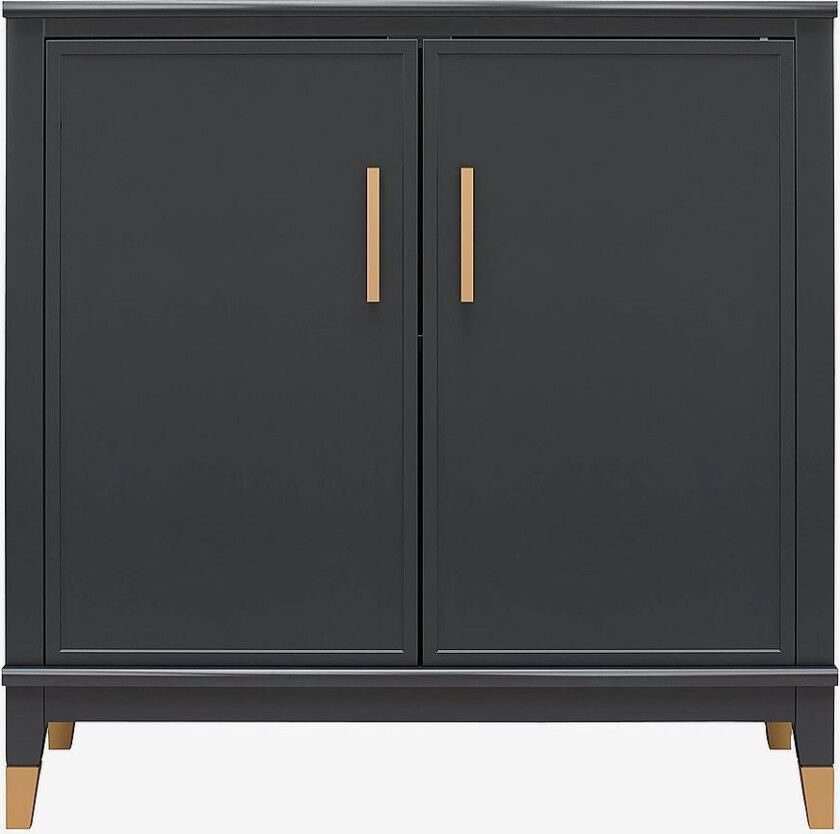 Skap med 2 dører Westerleigh, Svart