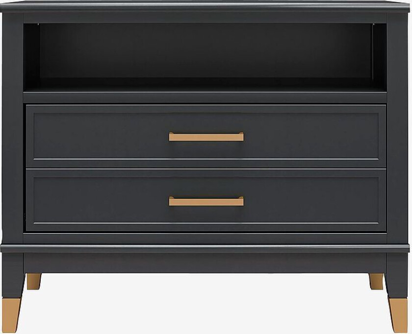 med 2 skuffer og 1 hylle Westerleigh, Svart