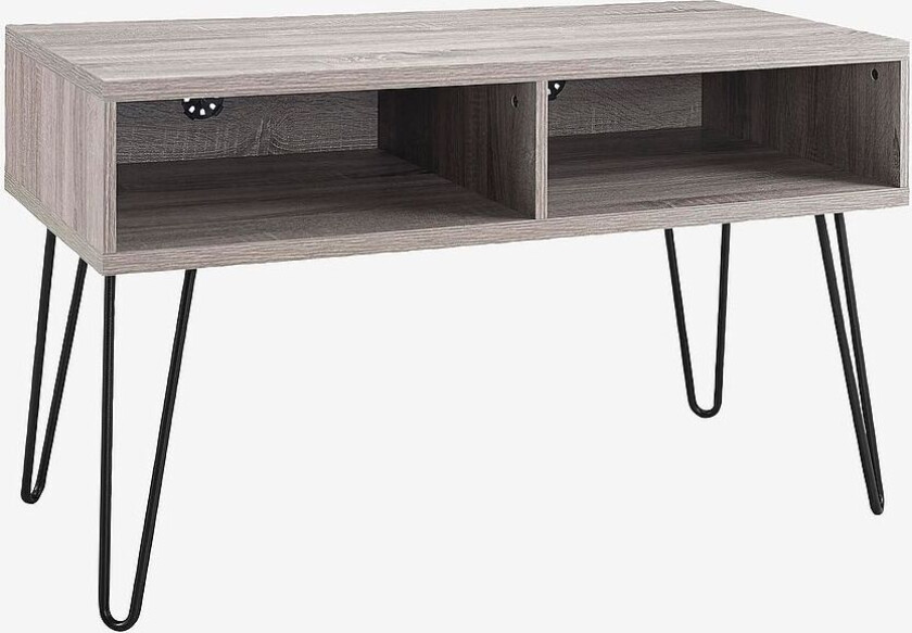 Tv-benk Retro Owen, Grå