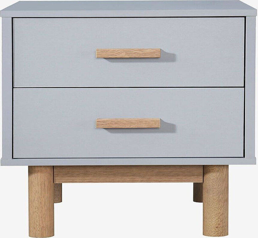 2 skuffer Melanie, Grå