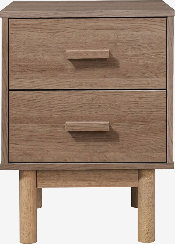 2 skuffer Melanie, Brun