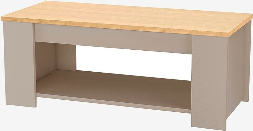 Salongbord med 1 hylle Emerald, Brun