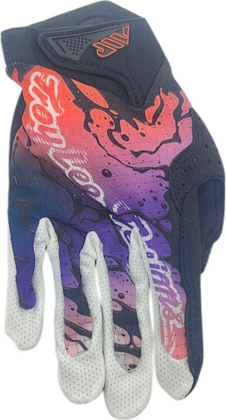 Air Glove Youth drip black/purple XL