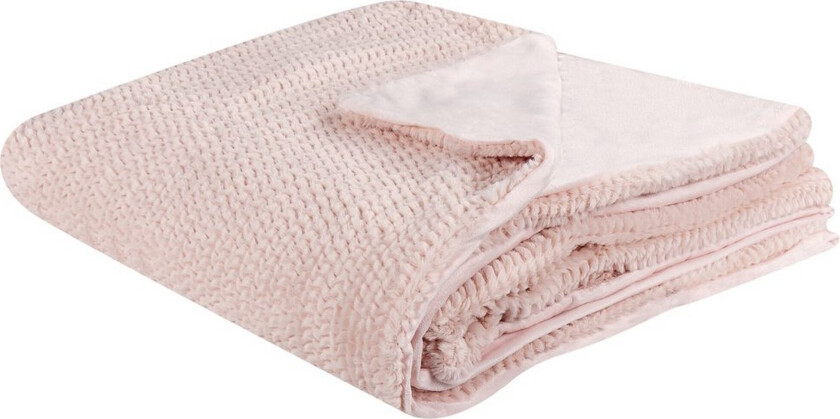 Pledd Bjas Rosa, 200x220 cm - Rosa, 200x220 cm