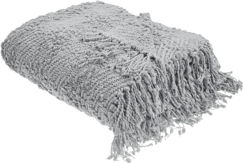 Pledd Vella Grå, 220x240 cm - Grå, 220x240 cm