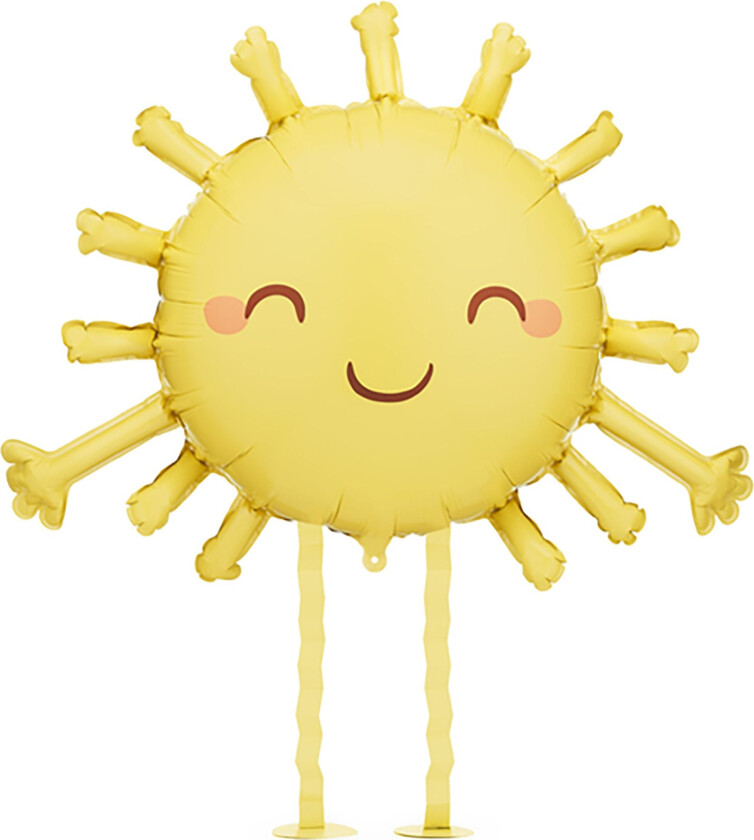 Folieballong Sol med Ben