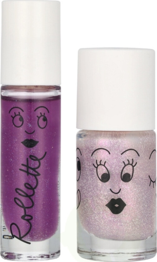 Kids Nail Polish/Lipgloss Set 14.5 ml Lip Gloss 6,5ml/Nail Polish 8ml