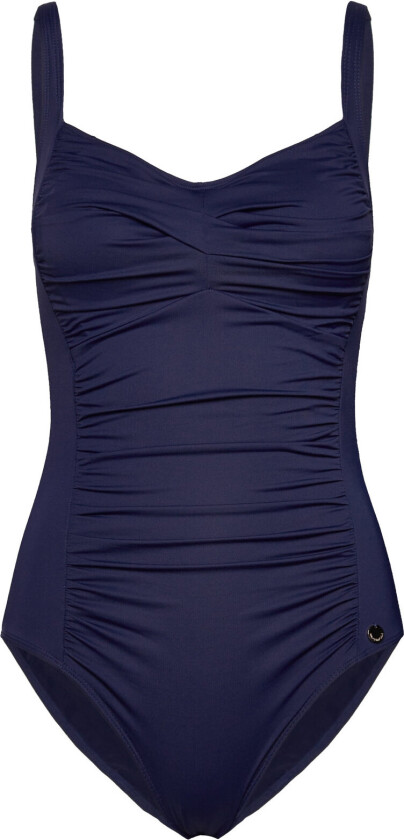 Potenza Solid Swimsuit Recycled Badedrakt Badetøy Navy Panos Emporio