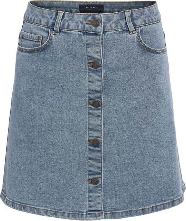Kort skjørt - NMRONNIE NW A SHAPE SKIRT VI375LB NOOS - XS til XL - Damer - blå