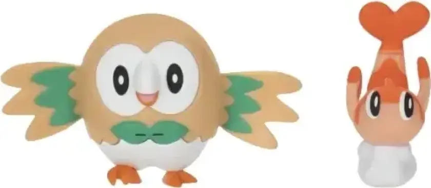 Pokemon - Battle Feature Figure - Tatsugiri&Rowlet (PKW4052)