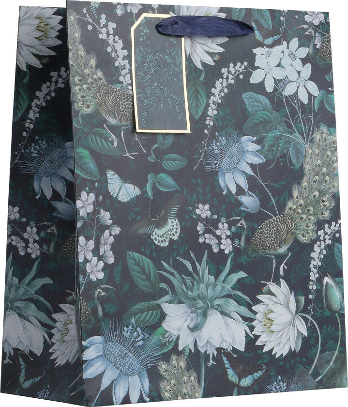 Gavepose L royal peacock mørk blå