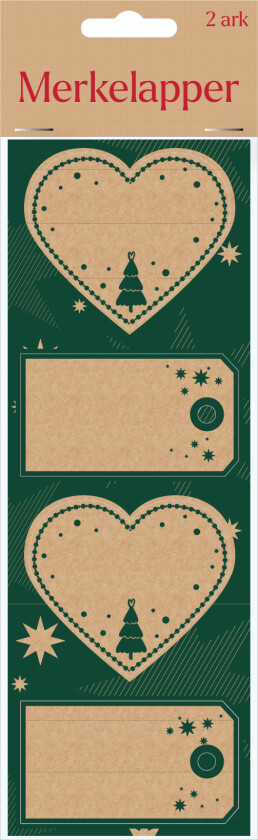 Merkelapper stickers kraft 8stk