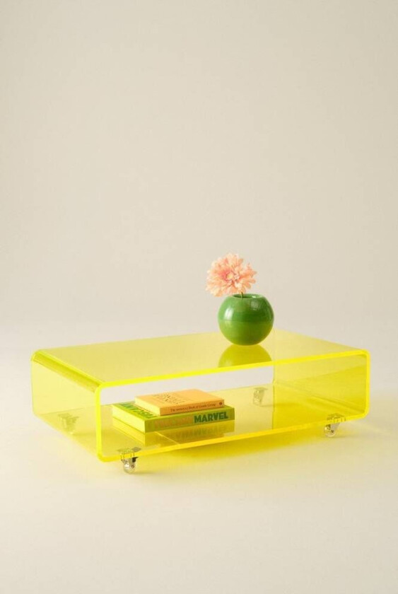 CARLTON sofabord White, yellow, orange