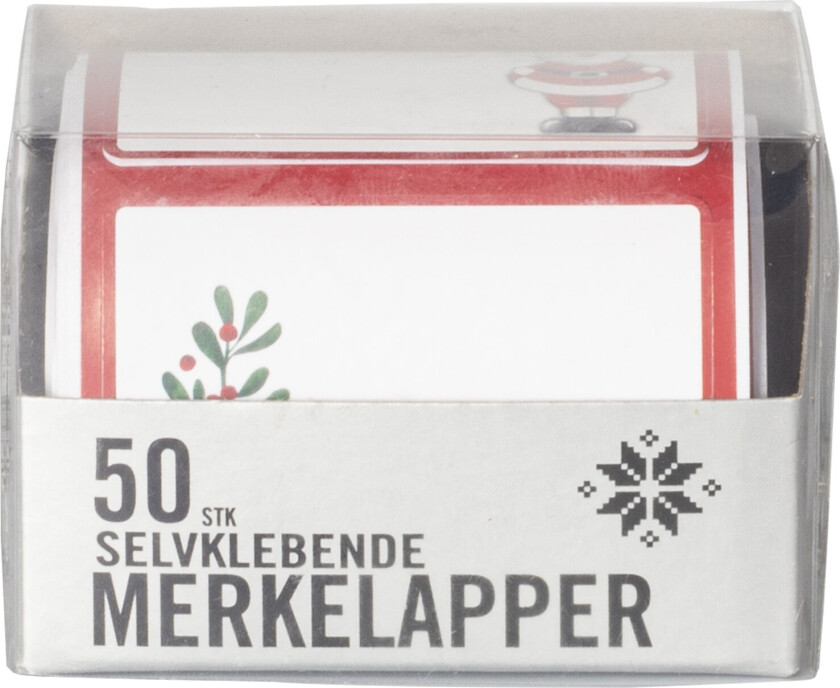 Bilde av Merkelapper 50pk stickers rull rød/grønn