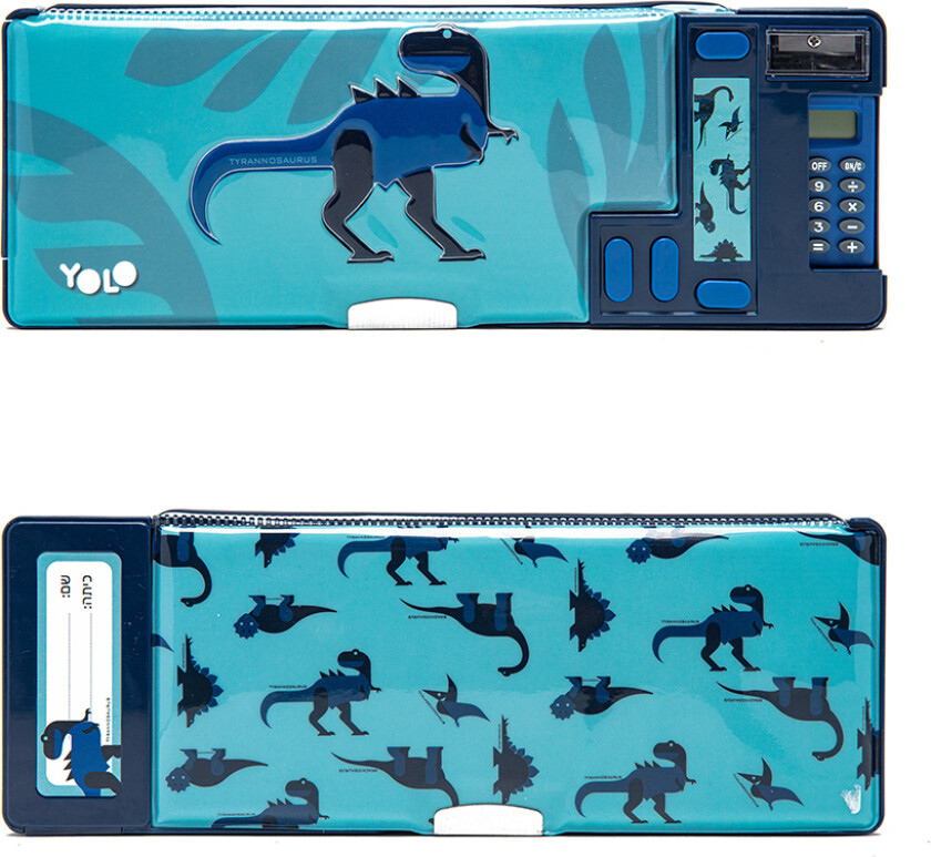 Pennal YOLO med kalkulator dinosaur