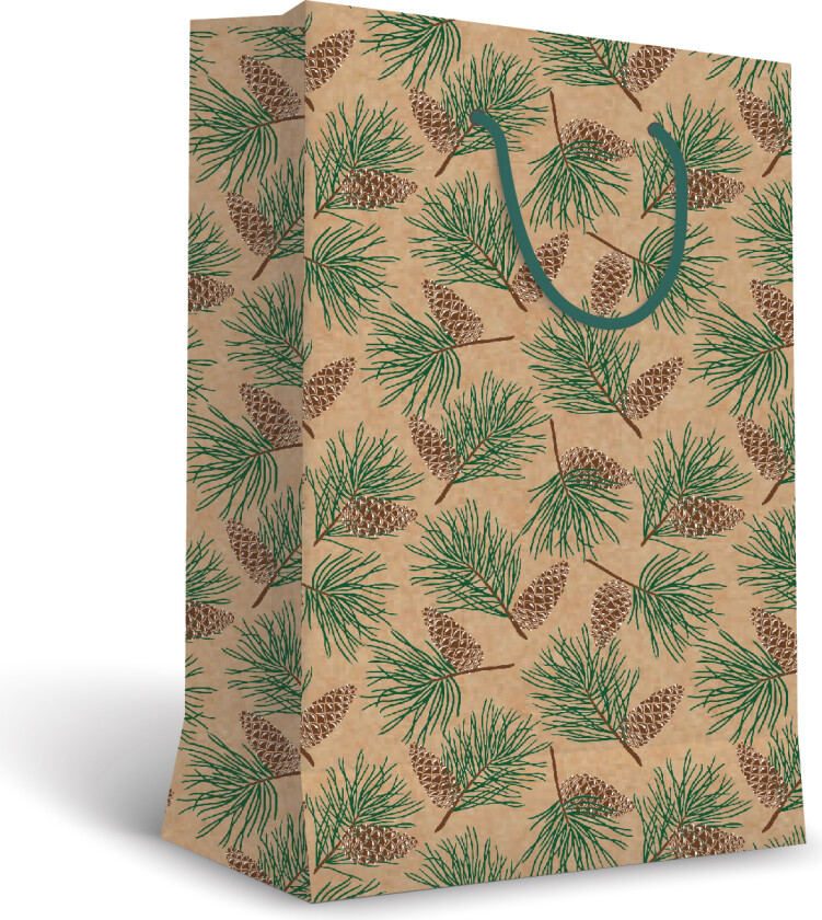 Gavepose kongle XS 11x14cm kraft