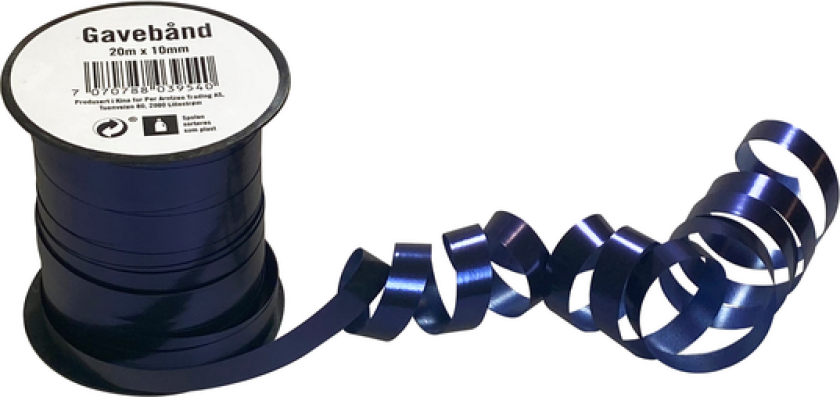 Gavebånd 20m x 10mm blå