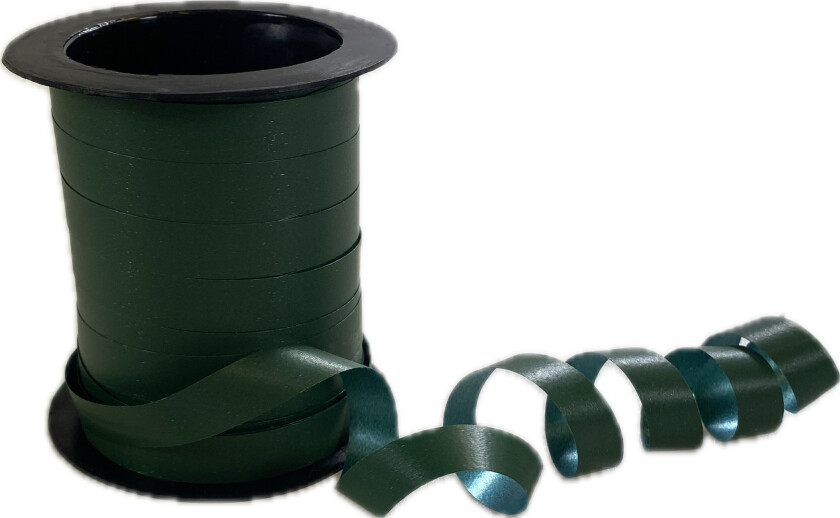 Gavebånd 20m x 10mm matt grønn