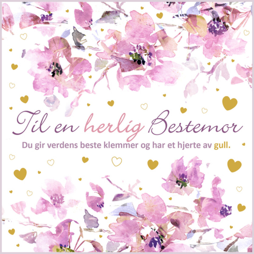 Kort doble Herlig Bestemor
