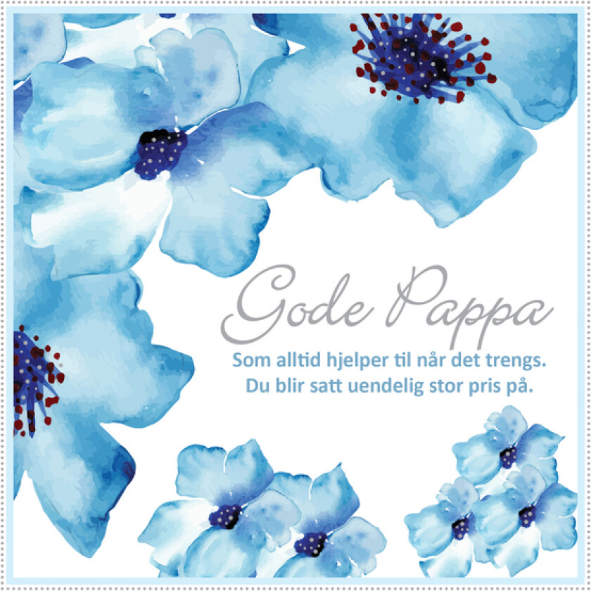 Kort doble Gode pappa